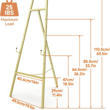 Display Artist Easel Stand Portables Floor Easel Adjustable Art