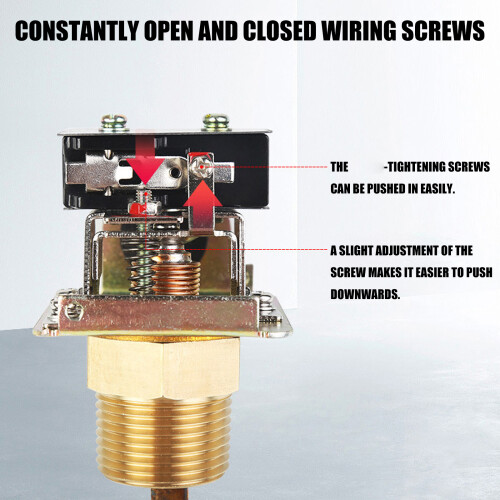 ABS Enclosed Paddles Type Flows Detectors With-3/4'' 1