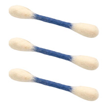 1/3/5Pcs Cotton Swabs Kitten Chew Sticks Indoor-Blue 3pcs