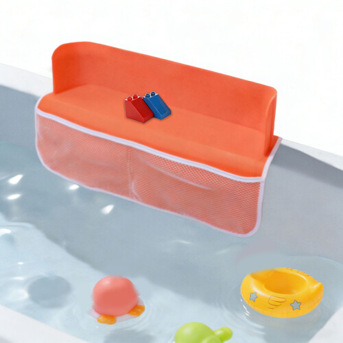 Spill Proof Bathtub Divider Silicone Splash Guard With 4-Gray 1