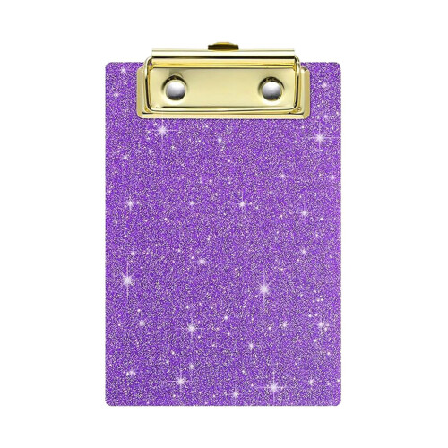 Glittering Acrylic Writing Board With Retractable Hook-Purple