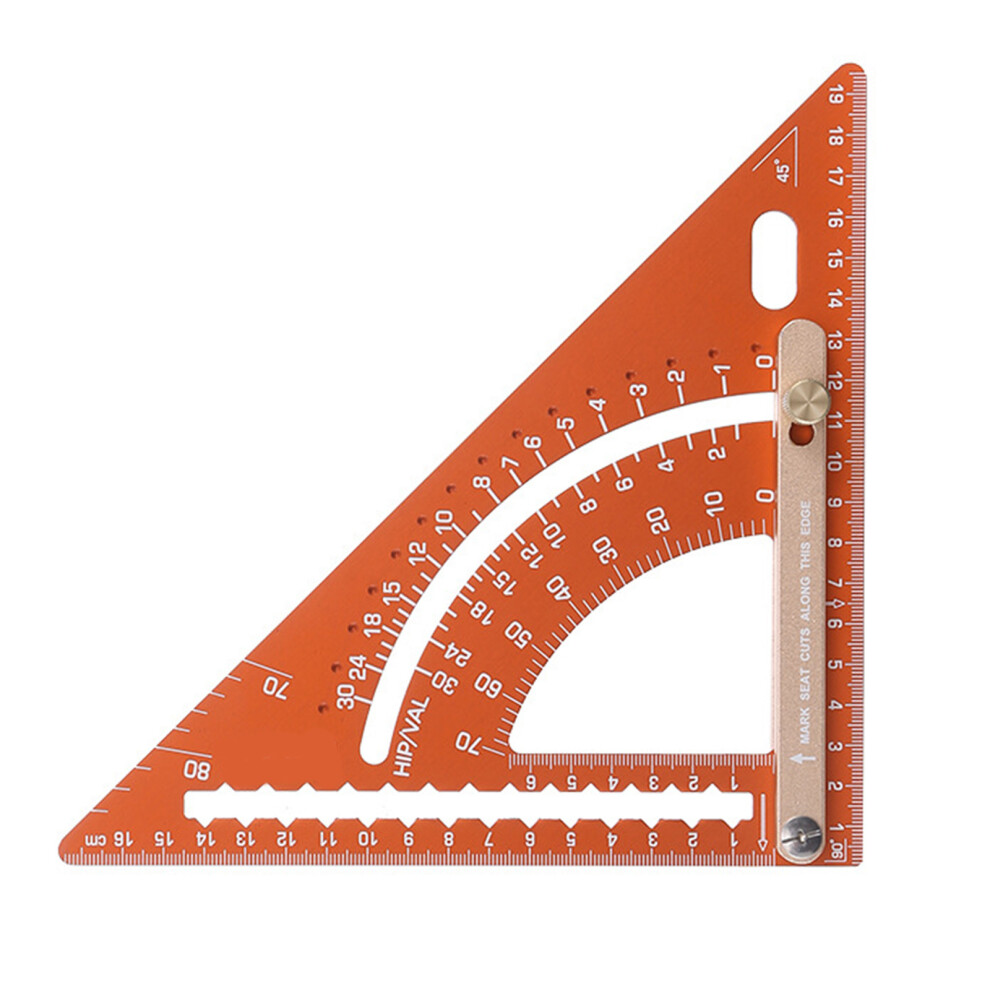 Carpenter Square Tool Aluminum Carpentry Triangle Ruler-Small 7751001334689