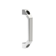 Industrial Grades Square Aluminum Handle For-120 bright chrome