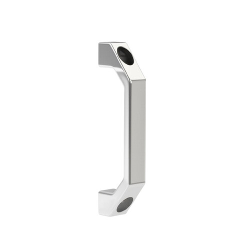 Industrial Grades Square Aluminum Handle For-120 bright chrome