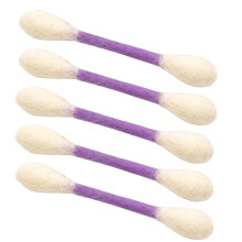 Creative Felt Cotton Swabs Swabs Kitten Toy-Purple 5pcs