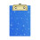 Glittering Acrylic Writing Board With Retractable Hook-Blue 1