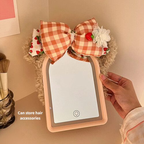 LED Vanity Mirror 3Light Setting For Flawlessly-Pink 1