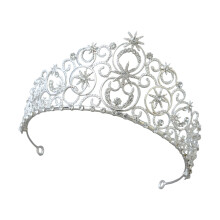 Couronne de cheveux de mariage romantique, bandeau de-Argent