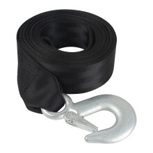 Boat Trailer Winch Strap Replacement with Hook for Boat, Fishing Jet Ski,Towing Replacement Securing Tie Down Marine