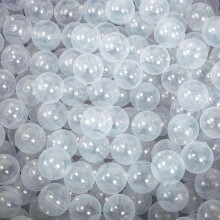 (Clear) Ocean Ball Bobble Ball Pool Macaron Thickened Eco-Friendly Plastic Inflatable Toy