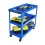 Carro de taller de 3 niveles con ruedas giratorias 1