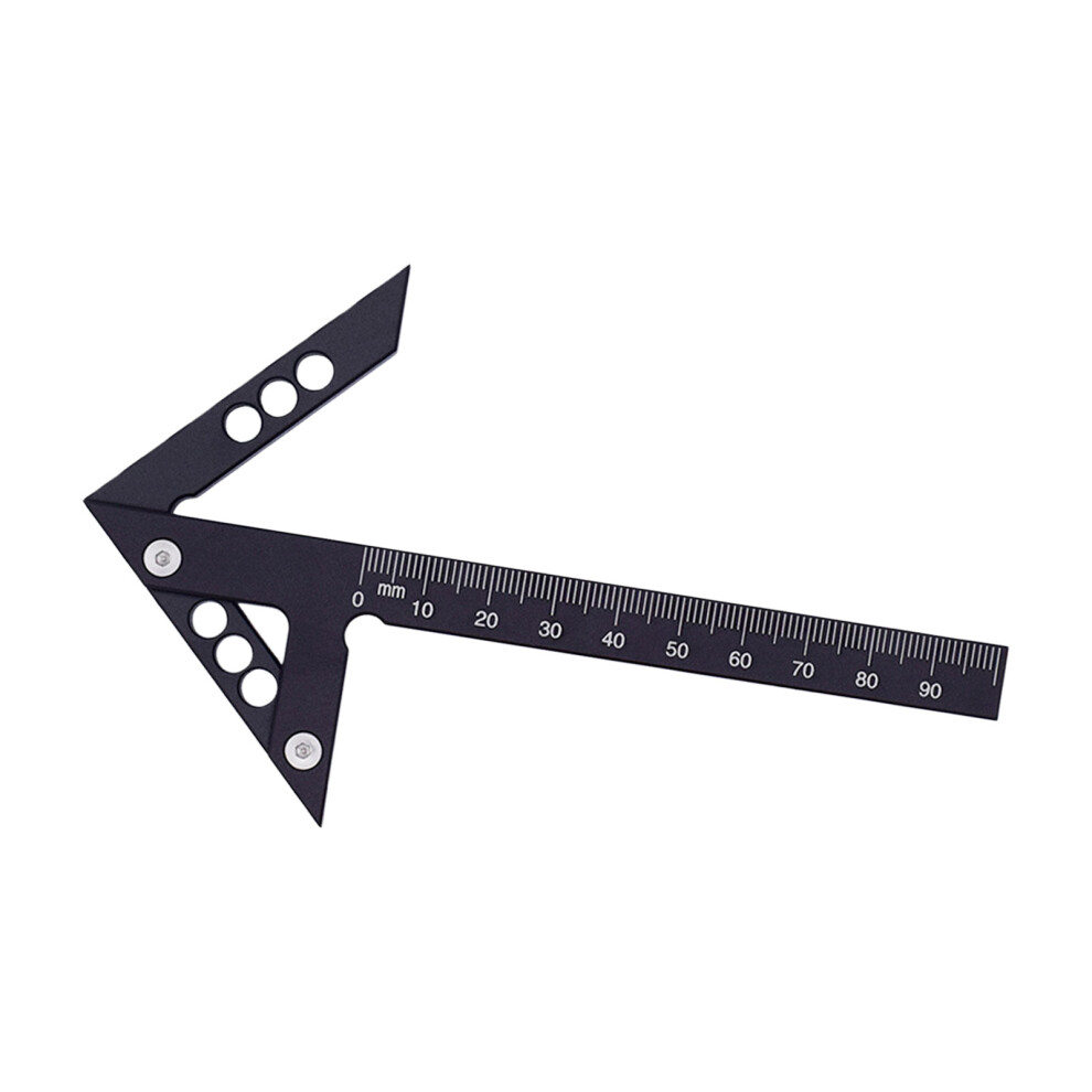 Multifunction Aluminum Layout Gauges Wood Marking-Black Metric 7754002383267