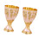 Stylish Metallic Wine Goblet Drink Cup Ideal For-White 2 1