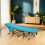 Camp Bed, Blue, 190 cm, Portable Folding Design 3
