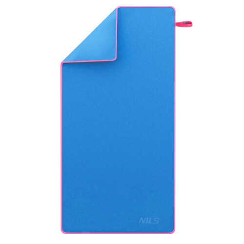 Mikrofaserhandtuch, Blau, 200x90 cm