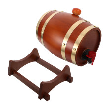 Eleganter Holz Oak Barrel Weinfass Für Hausbar Und Getränke