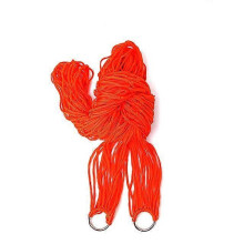 (Red) Nylon Hammock Portable Garden Mesh Net Sleeping Bed Hamaca for Outdoor Travel Camping Hamak Blue Green Red Hamac