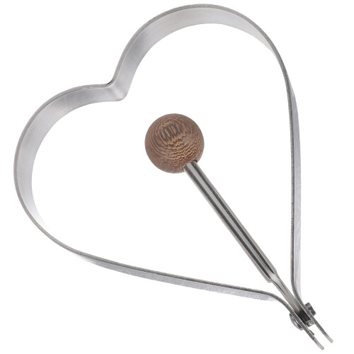 Eierschalen Form Eierpfanne Pancake Ring Silber