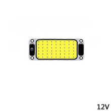 (54LED 15x6cm 12V) Car Interior Light 108SMD 12V-24V COB Readling Light LED Panel Light Bulb Car Dome Light Waterproof Self-Adhesive Truck Lamp