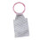 Stylish Resin Handle Wine Pouch Mesh-White mobile phone b 1