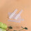 100Pcs Breathable White Plastic Net Makeup Brush Sleeves Protector 9