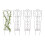 Metal haveespalier til klatreplanter, buet design 1