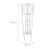 Metal haveespalier til klatreplanter, buet design 4