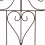 Metal haveespalier til klatreplanter, buet design 6
