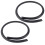 2Pcs Auto Interior Rubber Trim Seal Strong Rubber-1.8 meters 2