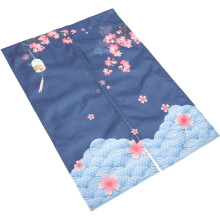 White Cloth Door Curtain Creative Japanese Style Door Partition