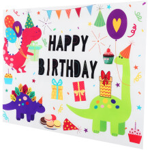 Oxford Cloth Cartoon Poster Kids Party Game Wall Decor Multi Color