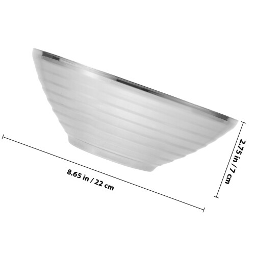 Multi Use Noodle Bowl Simple Design For Baking 1set 1