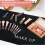 Makeup Desk Mat Black Cloth 1pack Easy To Clean Sleek Design 6