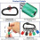 1/4 Inch Hex Bit Holder Drill Bit Keychain Quick Release Screwdriver Hex Shank Tool Keychain for Carabiner Drill Bit 3