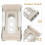 4Pcs Silver Curtain Track Mounting Brackets Metal Plastic for Home Use 4