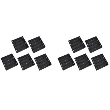 10PCS 4X 21700 Battery Holder Storage Box Case ABS Fireproof Power Bank Cases Slot Batteries Container with Shrapnel