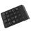 2X Numeric Keypad,18 Keys Wireless USB Number Pad Keyboard with 2.4G  USB Numeric Receiver Black 8
