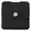 2X Clock Movement Mechanism with White Hour Minute Red Second Hand DIY Tools Kit 2