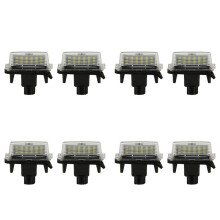 8Pcs Car Led License Plate Light Parking Light External License Plate Light for Camry