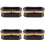 4X Surfboard Handle Durable Plastic Surfboard Insert Handle Surfing Board Surf Rescue Figure Eight Handle Black 1