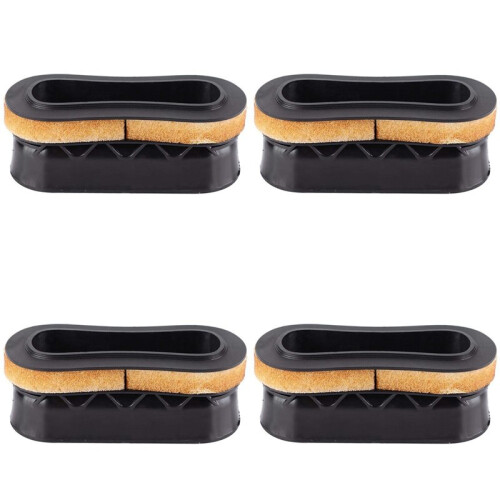 4X Surfboard Handle Durable Plastic Surfboard Insert Handle Surfing Board Surf Rescue Figure Eight Handle Black