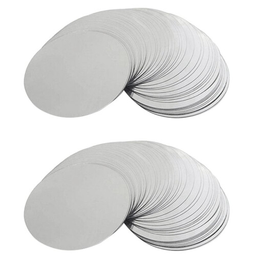 400 Pcs 3 Inch Silver Wine Pourer Discs Drip-Proof Drip Pouring pour Spout pour Wine Thin Slice