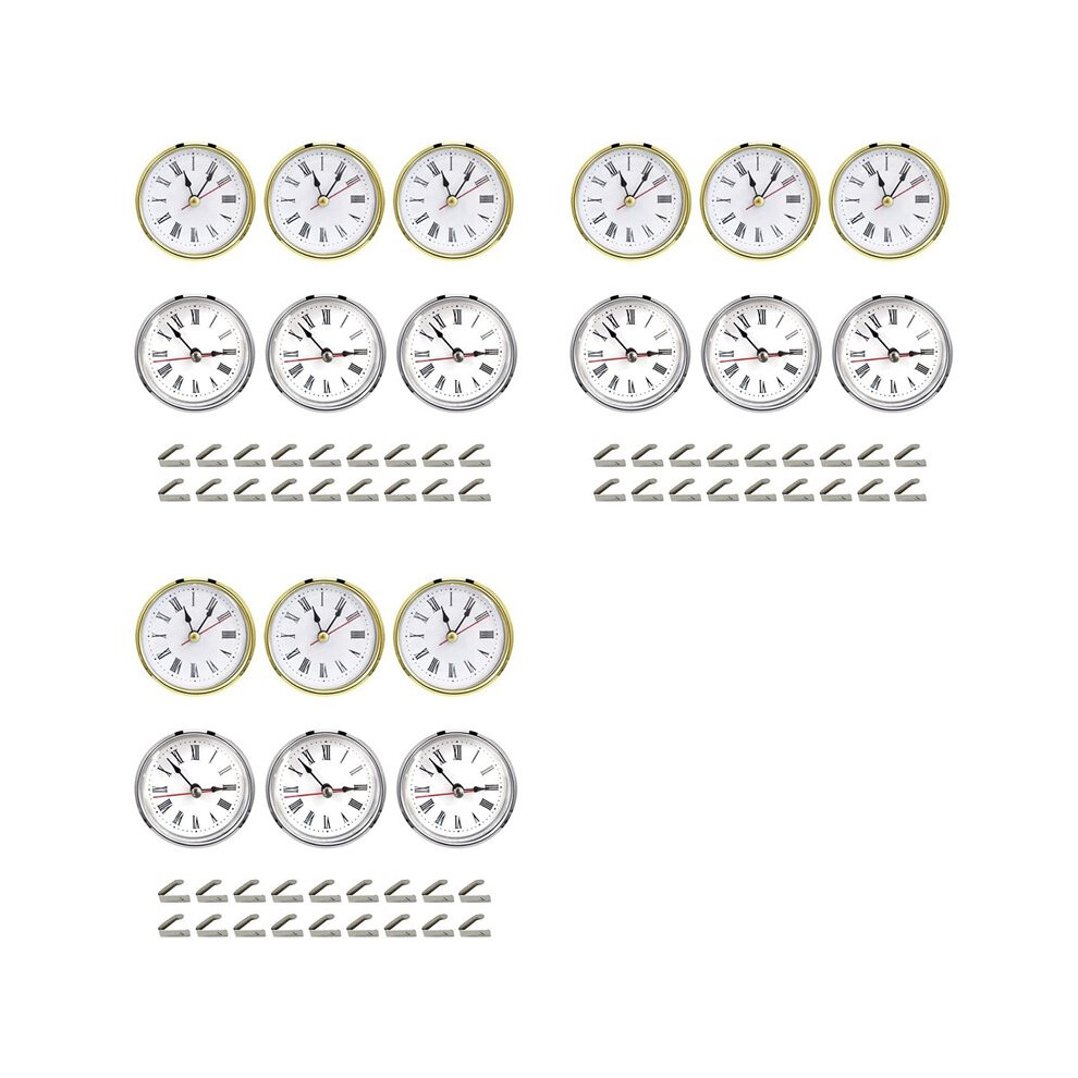 18Pcs Clock Parts For Clock Resin Mold,Clock Pieces For Clock Epoxy Casting Resin Mold 4713816346724