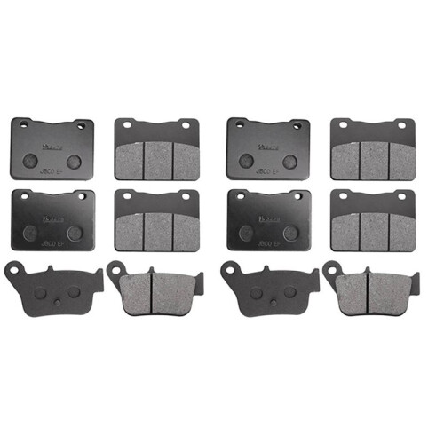 12x Motorcycle Front and Rear Brake Pads Sets for SYM MaxSym 400I 2011-2021 Max Sym 600I 2014-2017 MaxSym TL500