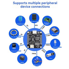 ASR-PRO Development Board Speech Recognition Control Module AI Offline Recognition Module Pin Header Already Soldered 4M