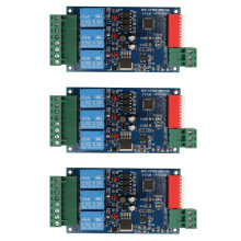 3X 3 Channel 5A DMX512 Controlled Relay  Kit DIY Converter DMX Dimmer Relay