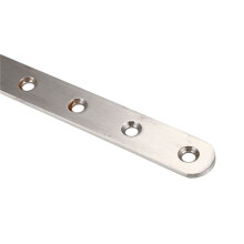 6X Metal 8 Holes Flat Straight Design Corner Brace Angle Bracket 250mm