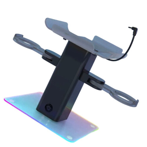 Charging Dock for  Quest 2/3/3S with RGB Light, Controller Storage Holder, VR Headset and Controller Display Stand 2