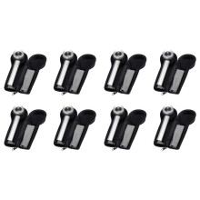 8pcs Handheld 45X Folding Linen Tester Metal Magnifiers Cloth Thread Counter Magnifier Magnifying Glass with Light