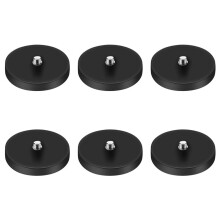 6X Base de Suporte de Sucção Magnética 1/4 Polegada Furo de Rosca de Parafuso Suporte de Câmera de Ação Acessórios de Fotografia de Câmera